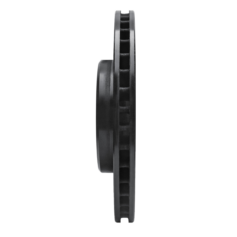 Volvo V70 Brake Rotor (1) - Front Right - R1 Concepts - Drilled & Slotted - Black - `98-`04
